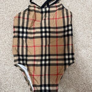 Burberry Kids Swim Bikini - Tan and Black Check